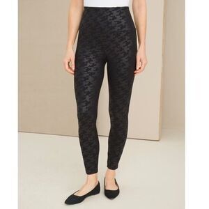 Chico's Houndstooth Leggings Size 1(8) Zenergy NWOT